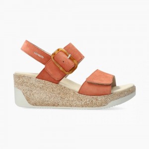 Sandale Compensée Mephisto Giulia Femme | UZE701936